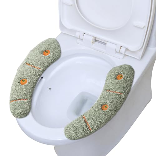 Fukamou WC Abdeckung Pad Toilettensitzbezüge Toilettensitzbezug Wc Toilettensitz Wärmer Pad Für Alle Ovalen WC-Sitze von Fukamou