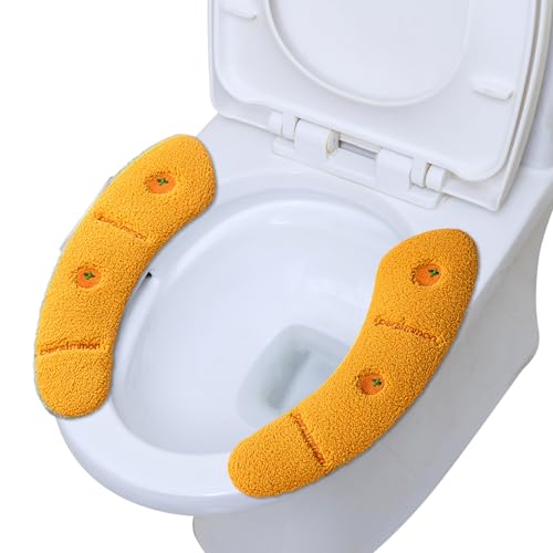 Fukamou WC Abdeckung Pad Toilettensitzbezüge Toilettensitzbezug Wc Toilettensitz Wärmer Pad Für Alle Ovalen WC-Sitze von Fukamou