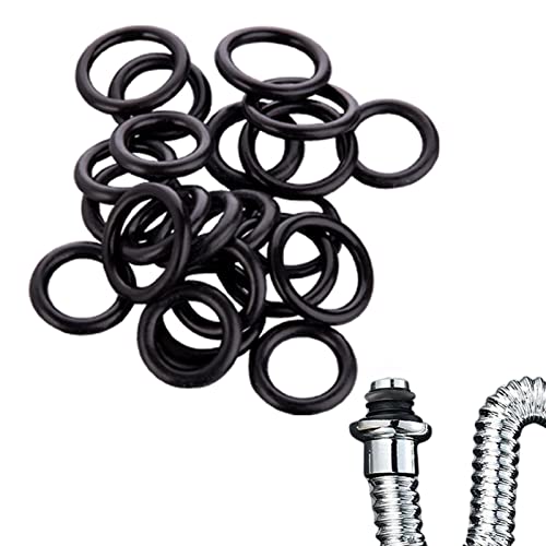 Gummi-O-Ringe - 50 Stück Sanitär-Druck-O-Ringe Unterlegscheibe | Gummi-O-Ring-Kit für die Reparatur von Wasserhähnen, Druckschläuchen und Motoren Fukamou von Fukamou