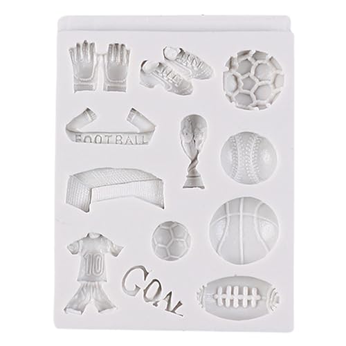 Fukamou Trophäe/Fußball/Trikot/Schuhe Silikonfor, Fondant Silikonformen, Schokoladenform Aus Silikon, Leicht Zu Entformen Fukamou Trophäe/Fußball/Trikot/Schuhe Silikonfor, Fondant Silikonformen, Schokoladenform Aus Silikon, Leicht Zu Entformen von Fukamou