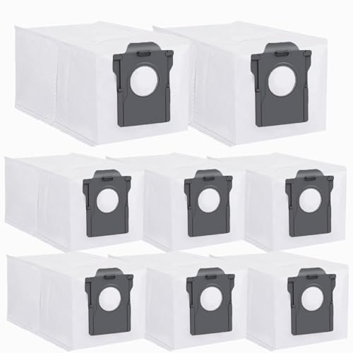 8 Stück Staubbeutel Zubehörset für Dreame D10 Plus Gen 2/L10s Ultra Gen 2/L40/X40/X50/L50 Ultra Saugroboter,3.2L großer Kapazität Staubsaugerbeutel Beutel Ersatzteil Zubehör von Fukmory