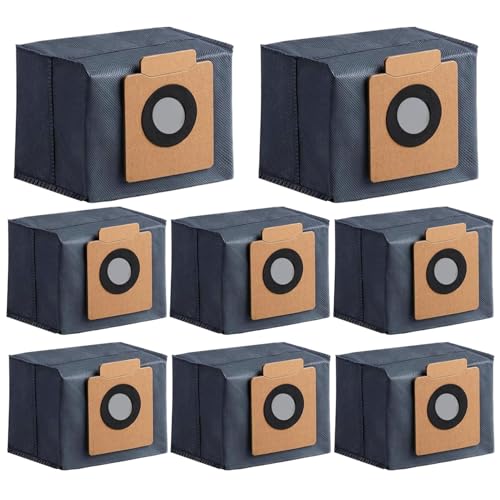 8 Stück Staubbeutel Zubehörset für Eufy X8 Pro/ X10 Pro Omni Saugroboter,Staubsaugerbeutel Beutel Ersatzteil Zubehör für Eufy Staubsaugerbeutel,2,5L großer Kapazität von Fukmory