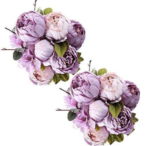Fule Künstliche Pfingstrosen, Seidenblumensträuße für Hochzeiten, 2 Stück Fule Künstliche Pfingstrosen, Seidenblumensträuße für Hochzeiten, 2 Stück von Fule