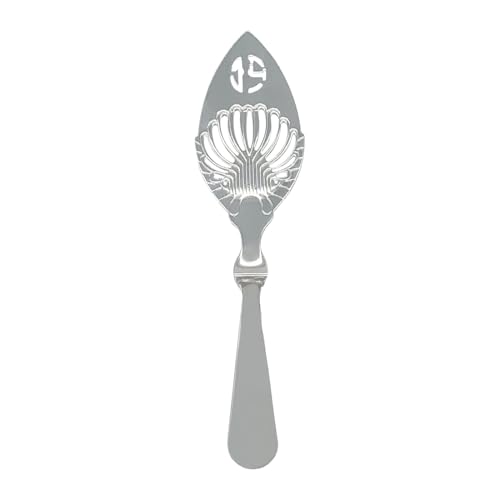 Absinth-Löffelhalter, ohne Löffel, mit Zuckerwürfelsieb im hohlen Design | Servierlöffel mit Schlitzen aus Edelstahl, Küchenbar, Absi-Brunnenlöffel von Fulenyi