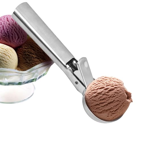 Eislöffel aus Edelstahl, Eislöffel aus Edelstahl, robuster Eiskegellöffel, großer Kekslöffel, multifunktionaler Kekslöffel von Fulenyi