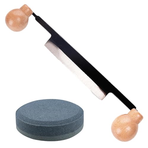 Entschneidewerkzeug für Zeichenschneider, Holzbearbeitungswerkzeug mit Zeichenschneider, Holzschaber mit doppeltem Griff, Tranchier-Design zum Entfernen von Rinde, Werkzeug Entschneidewerkzeug für Zeichenschneider, Holzbearbeitungswerkzeug mit Zeichenschneider, Holzschaber mit doppeltem Griff, Tranchier-Design zum Entfernen von Rinde, Werkzeug von Fulenyi