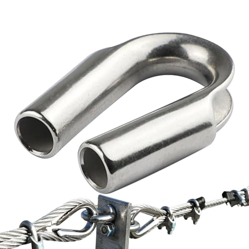 Fingerhut für Drahtseil, Fingerhut für Kabel, Fingerhut aus Edelstahl | Seil-Fingerhut für Drahtseil, Metallkabel-Ketten-Fingerhut, Zange von Fulenyi