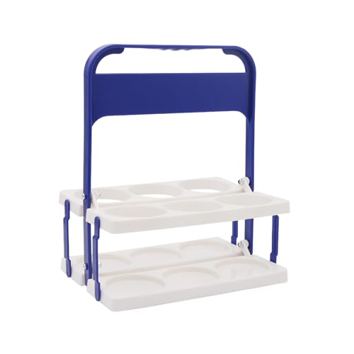 Bierflaschenhalter, Organizer für Trinkflaschen, zusammenklappbarer Getränke-Organizer, zusammenklappbarer Flaschenhalter mit Griff für Outdoor, Esszimmer, Camping, Zuhause von Fulenyi