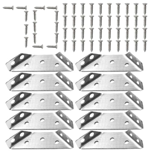 Eckhalterung, Eckverbinder für Möbel | Winkelhalterung für Möbelverbinder aus Edelstahl – robuste Halterungen aus Metallstahl, Winkelhalterung aus Eisen Eckhalterung, Eckverbinder für Möbel | Winkelhalterung für Möbelverbinder aus Edelstahl – robuste Halterungen aus Metallstahl, Winkelhalterung aus Eisen von Fulenyi