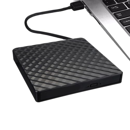 Fulenyi Externes Speicherlaufwerk, externe USB-Festplatte, externer USB-Speicherlaufwerk mit 5 Gbit/s, tragbarer Datenrecorder, multifunktionaler Recorder-Treiber für die Wiedergabe von Fulenyi