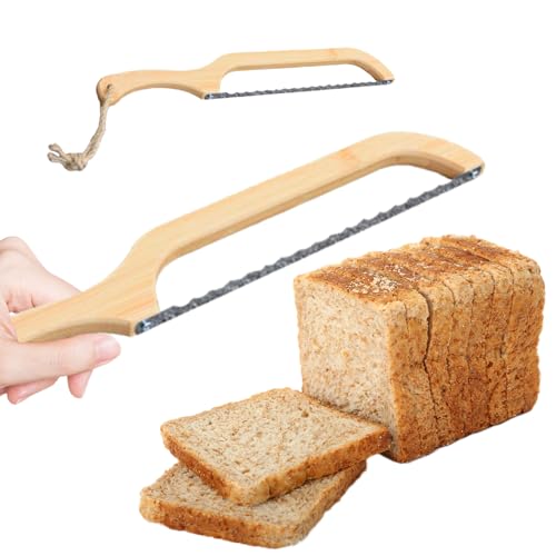 Fulenyi Gezahnte Brotmesser - Brotmesser für selbstgebackenes Brot,Edelstahl-Ananas- und Käseschneidemesser für langes Brot mit bequemem Griff von Fulenyi