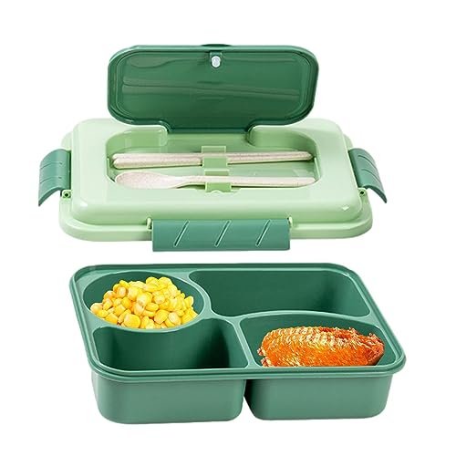 Fulenyi Kinder-Lunchbehälter | Unterteilte Lebensmitteltablettbox, sicher mit Mikrowelle,Hoch- und kältebeständige Lebensmittelbox für Schule, Picknick, Frühlingsausflug, Wandern, Arbeiten von Fulenyi