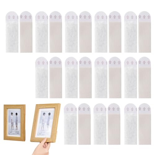 Klebestreifen zum Aufhängen an der Wand, Klebestreifen zum Aufhängen an der Wand, robust, ohne Nägel, abnehmbar, 12 Paar, für Rahmen Klebestreifen zum Aufhängen an der Wand, Klebestreifen zum Aufhängen an der Wand, robust, ohne Nägel, abnehmbar, 12 Paar, für Rahmen von Fulenyi