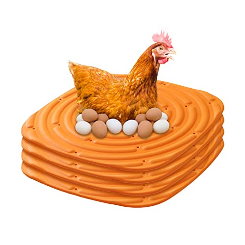 Fulenyi Nistkasten-Pads - Hühnerbox Pad und Coop Mat - Waschbare tragbare Hühnerlegeboxen für Kompostierung, Nistkästen, Hühnerställe, Eierlegen von Fulenyi