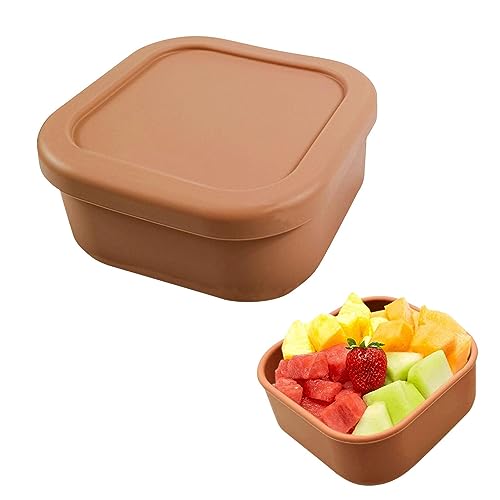 Fulenyi Salatdressing-Behälter, Bento-Lunchbox-Behälter mit Deckel, Luftdichte, auslaufsichere Silikon-Lunchbox für Mikrowelle, Spülmaschine und Gefrierschrank für den Arbeitsplatz in der Schule von Fulenyi