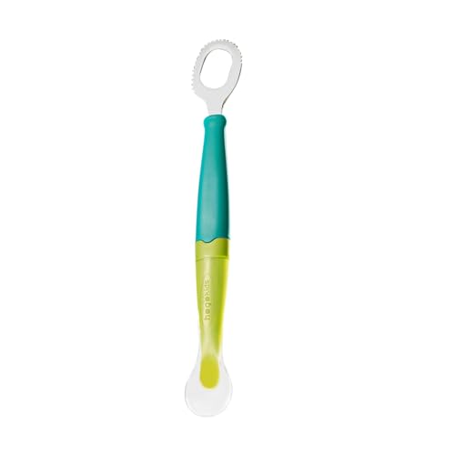 Schaber für Babynahrung, Schaber für Früchte, aus Silikon und Stahl, praktischer Schaber für Ersttraining, Schaber für Babynahrung, Schaber für Früchte, aus Silikon und Stahl, praktischer Schaber für Ersttraining, von Fulenyi
