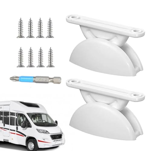 Fulenyi Türriegel Halter für Wohnmobil, Innenanschlag für Wohnmobil | 2 Stück Türstopper mit Schloss und Halter | Auto Stoppbegrenzer von Fulenyi Türriegel Halter für Wohnmobil, Innenanschlag für Wohnmobil | 2 Stück Türstopper mit Schloss und Halter | Auto Stoppbegrenzer von von Fulenyi