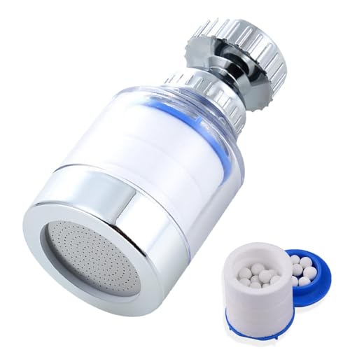 Wasserfilter für Wasserhahn, Wasserhahnfilter für Küchenspüle, 360 Grad drehbar, transparenter Wasserfilter, Mehrzweck-Wasserfilter für den Haushalt, Wasserfilter von Fulenyi