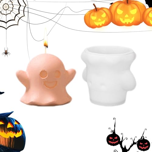 Halloween-Kerzenformen, Halloween-Kerzenformen, Geisterkerzenform, Silikonharzform für Aromatherapie-Kerzen, Harzgießen, selbstgemachtes Seifenwachs Halloween-Kerzenformen, Halloween-Kerzenformen, Geisterkerzenform, Silikonharzform für Aromatherapie-Kerzen, Harzgießen, selbstgemachtes Seifenwachs von Fulenyi