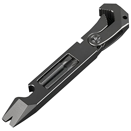 Hebelstange | Multifunktionale Hebelstange Titan EDC | EDC Carry- Pocket Crowbar Schraubendreher Schlüssel Werkzeugboxen Flaschenöffner Flaschenöffner Fulenyi von Fulenyi