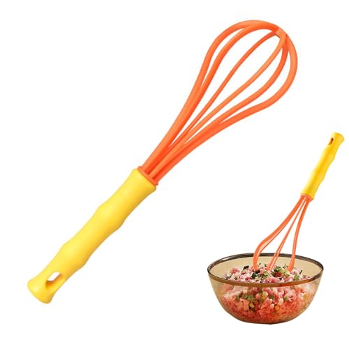 Küchenrührer zum Kochen, Schneebesen zum Kochen, Handschaum, Rührbesen zum effizienten Backen, ergonomischer Handmixer, rotierender Eiermixer für die Herstellung von Kuchen Küchenrührer zum Kochen, Schneebesen zum Kochen, Handschaum, Rührbesen zum effizienten Backen, ergonomischer Handmixer, rotierender Eiermixer für die Herstellung von Kuchen von Fulenyi