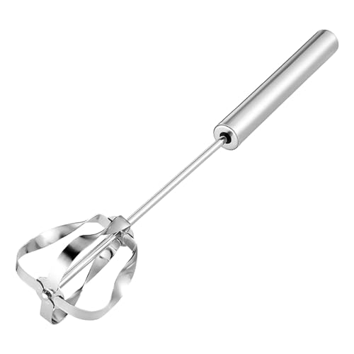 Manueller Schneebesen, manueller Schneebesen, manueller Schneebesen, halbautomatischer Edelstahl-Eierquirl, manueller drehbarer Schneebesen, vielseitiger Milchaufschäumer Manueller Schneebesen, manueller Schneebesen, manueller Schneebesen, halbautomatischer Edelstahl-Eierquirl, manueller drehbarer Schneebesen, vielseitiger Milchaufschäumer von Fulenyi