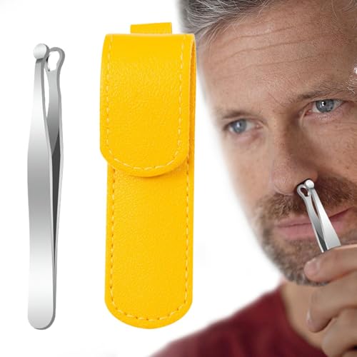 Nasenhaar-Pinzette, Pinzette für Damen, Kosmetik-Werkzeug, stumpfe Spitze, kosmetisches Werkzeug, Augenbrauen-Pinzette, Edelstahl Nasenhaar-Pinzette, Pinzette für Damen, Kosmetik-Werkzeug, stumpfe Spitze, kosmetisches Werkzeug, Augenbrauen-Pinzette, Edelstahl von Fulenyi