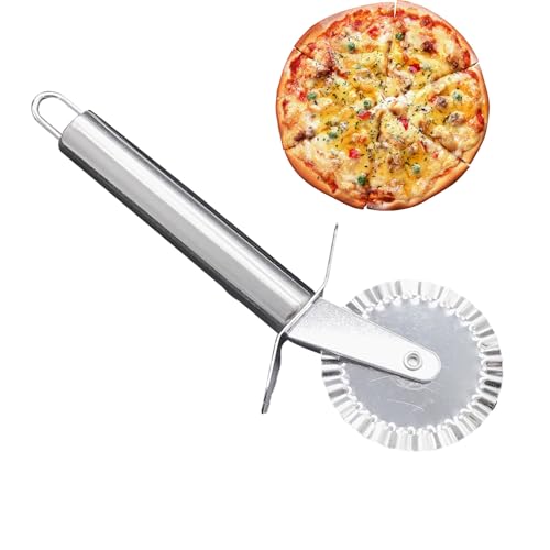 Fulenyi Pizzaschneiderrad, Pizzaschneider | Professioneller Pizzaschneider-Server-Spatel aus Edelstahl | Nudel- und Pizzautensilien mit langem Griff, antihaftbeschichtete -Küchen-Backwerkzeuge für Fulenyi Pizzaschneiderrad, Pizzaschneider | Professioneller Pizzaschneider-Server-Spatel aus Edelstahl | Nudel- und Pizzautensilien mit langem Griff, antihaftbeschichtete -Küchen-Backwerkzeuge für von Fulenyi