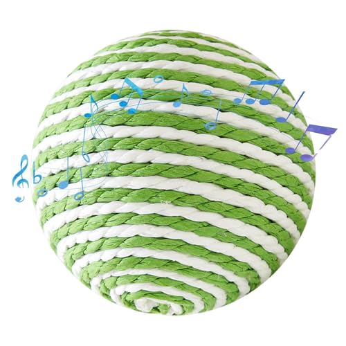 Sisal-Kratzbaum, Kratzspielzeug für Katzen, vielseitiges Kaninchen-Kratzspielzeug mit Glocke, lustiges Kratzbrett für Katzen, Kratzspielzeug, interaktives Spielzeug für Haustiere von Fulenyi