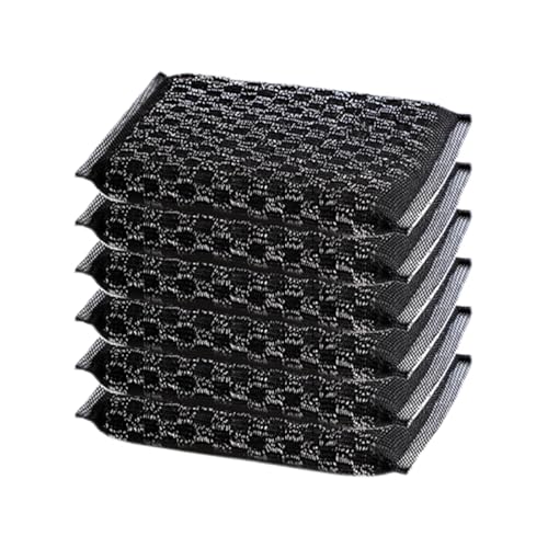 Spülschwamm Topfreiniger Küchenschwamm Waschbar zum Wiederverwenden 6er Set Für Gründliche Reinigung bei Hartnäckigem Schmutz Haarbürste Spülschwamm Topfreiniger Küchenschwamm Waschbar zum Wiederverwenden 6er Set Für Gründliche Reinigung bei Hartnäckigem Schmutz Haarbürste von Fulenyi