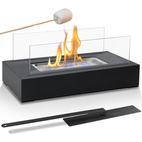 Tischfeuerstelle, Tischfeuerstelle – Rechteckiger Tischkamin aus Edelstahl, robust, vierseitiges Glas | , tragbare Räuchermaschine Tischfeuerstelle, Tischfeuerstelle – Rechteckiger Tischkamin aus Edelstahl, robust, vierseitiges Glas | , tragbare Räuchermaschine von Fulenyi