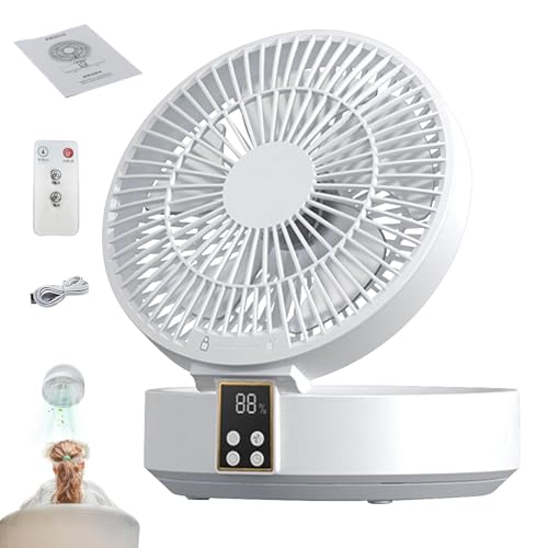 Tragbarer Luftkühler, Schreibtischventilator mit wiederaufladbaren Batterien, kompakter Tischventilator für effiziente Kühlung, Schreibtischventilator mit Luftzirkulation Tragbarer Luftkühler, Schreibtischventilator mit wiederaufladbaren Batterien, kompakter Tischventilator für effiziente Kühlung, Schreibtischventilator mit Luftzirkulation von Fulenyi