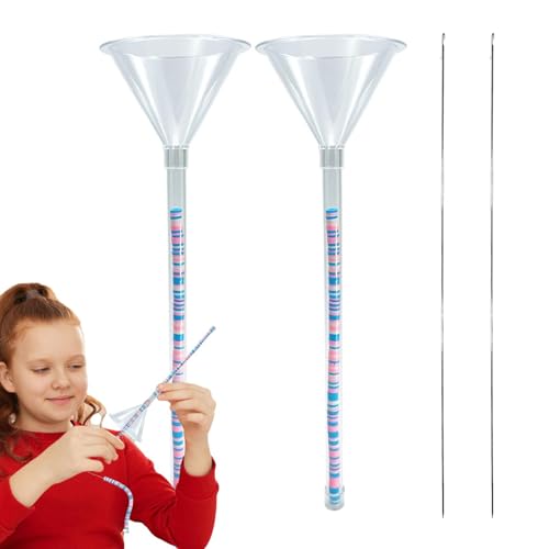 Trichter für Tonperlen, Trichterwerkzeug für Armbandperlen | Trichter zur Schmuckherstellung für Tonperlen - Die Perlennadeln für die Schmuckherstellung für Anfänger Trichter für Tonperlen, Trichterwerkzeug für Armbandperlen | Trichter zur Schmuckherstellung für Tonperlen - Die Perlennadeln für die Schmuckherstellung für Anfänger von Fulenyi