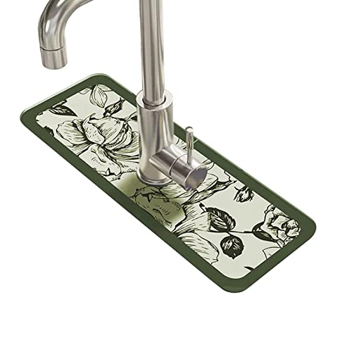 Tropfschutz für Wasserhahn, Spritzschutz für Küchenspüle, Geschirrtrockner, Schutzmatte für Küche, Bad, Bar von Fulenyi