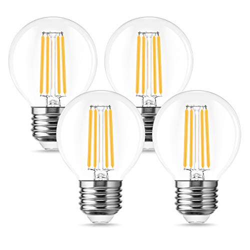 Fulighture E27 LED Lampe, Edison Vintage Filament Glühbirne klar 4W (ersetzt 40W), 4 stk von Fulighture