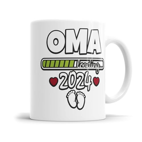 Oma loading 2024 Ladebalken Babyfüße - Tasse für werdende Oma von Fulima