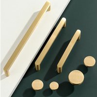 Beschläge Für Schrankgriffe Aus Gebürstetem Messing Moderne Goldknöpfe Und Schubladenknäufe Beschläge Für Schrankgriffe Aus Gebürstetem Messing Moderne Goldknöpfe Und Schubladenknäufe von FullHouseCabinet