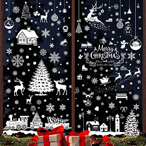 FullJoyHut Fensterbilder Weihnachten, 236 pcs Selbstklebend Schneeflocken Aufkleber Fensterdeko Fensterbilder Weihnachtsdeko für Weihnachts-Fenster Dekoration Fenster Türen Vitrine FullJoyHut Fensterbilder Weihnachten, 236 pcs Selbstklebend Schneeflocken Aufkleber Fensterdeko Fensterbilder Weihnachtsdeko für Weihnachts-Fenster Dekoration Fenster Türen Vitrine von FullJoyHut