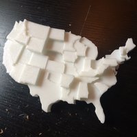 Pistole Eigentum Visualisierung | 3D Gedruckte Karte Infografik-Kühlschrank Magnet Pistole Eigentum Visualisierung | 3D Gedruckte Karte Infografik-Kühlschrank Magnet von FullSizeRender