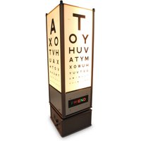 Opticians Othalmic Electric Rotating Lamp - Auf Höhenverstellbarem Ständer Hergestellt in Großbritannien Modell-Nr. 15280K 1970Er Jahre Lesen Sie von FullerVintageUK