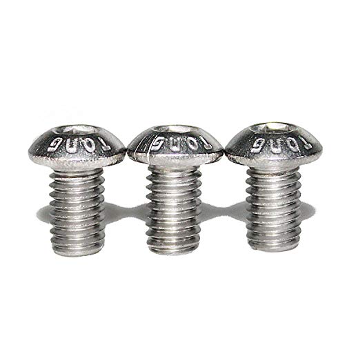 5 Stück M10 x 35 ISO 7380 MASCHINENSCHRAUBE HALBRUNDKOPF ISK, EDELSTAHL A2 von Fullerkreg