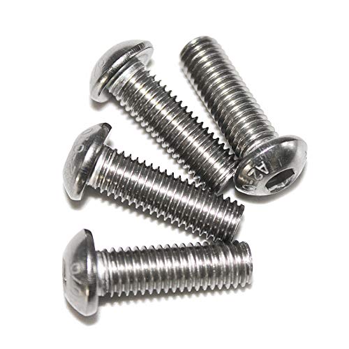 ISO 7380 Linsenschraube mit Innensechskant Edelstahl A2 M4x 25 mm 50 St von Fullerkreg