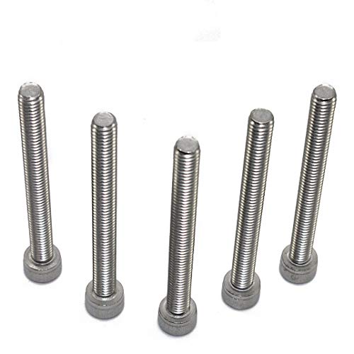 Zylinderschrauben mit Innensechskant - M6x65 - (10 Stück) - DIN 912 (ISO 4762) Zylinderkopfschrauben Edelstahl A2 V2A von Fullerkreg