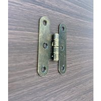 2 Stück Antike Messing Box Scharniere Schrank & Möbelbeschläge | 35 X 55 Mm Hy103 von Fullretrovegas