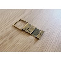6 Stück Antike Messing Box Scharniere Schrank & Möbelbeschläge | 28 X 45 Mm Hy072 von Fullretrovegas