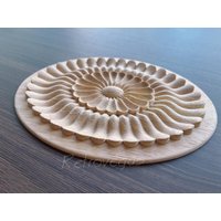 Ovale Rosette Applikation Auf Holz Shabby Chic Möbel Verzierung | 5.9"x3.9" Wa125 Ovale Rosette Applikation Auf Holz Shabby Chic Möbel Verzierung | 5.9"x3.9" Wa125 von Fullretrovegas