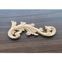 Shabby Chic Holz Verzierungen Verzierte Möbel Applikationen Onlay Möbelzierteile Wa057 von Fullretrovegas