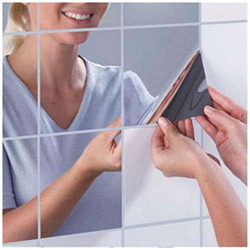 Fulltime 9 Teile/Satz Platz Spiegel Fliesen Selbstklebende Wandspiegel Aufkleber Spiegel Home Badezimmer Dekor Stick 15 × 15 cm Fulltime 9 Teile/Satz Platz Spiegel Fliesen Selbstklebende Wandspiegel Aufkleber Spiegel Home Badezimmer Dekor Stick 15 × 15 cm von Fulltime E-Gadget