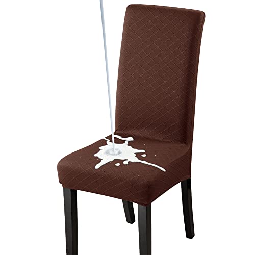 Fuloon Stuhlhussen wasserdichte,Stretch Stuhlbezug Moderne Stuhlüberzug Elastische Abnehmbar Waschbar Spannbezug für Esszimmerstühle Schwingstuhl 4er Set Fuloon Stuhlhussen wasserdichte,Stretch Stuhlbezug Moderne Stuhlüberzug Elastische Abnehmbar Waschbar Spannbezug für Esszimmerstühle Schwingstuhl 4er Set von Fuloon