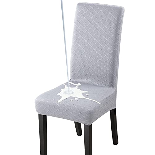 Fuloon Stuhlhussen wasserdichte,Stretch Stuhlbezug Moderne Stuhlüberzug Elastische Abnehmbar Waschbar Spannbezug für Esszimmerstühle Schwingstuhl 4er Set Fuloon Stuhlhussen wasserdichte,Stretch Stuhlbezug Moderne Stuhlüberzug Elastische Abnehmbar Waschbar Spannbezug für Esszimmerstühle Schwingstuhl 4er Set von Fuloon